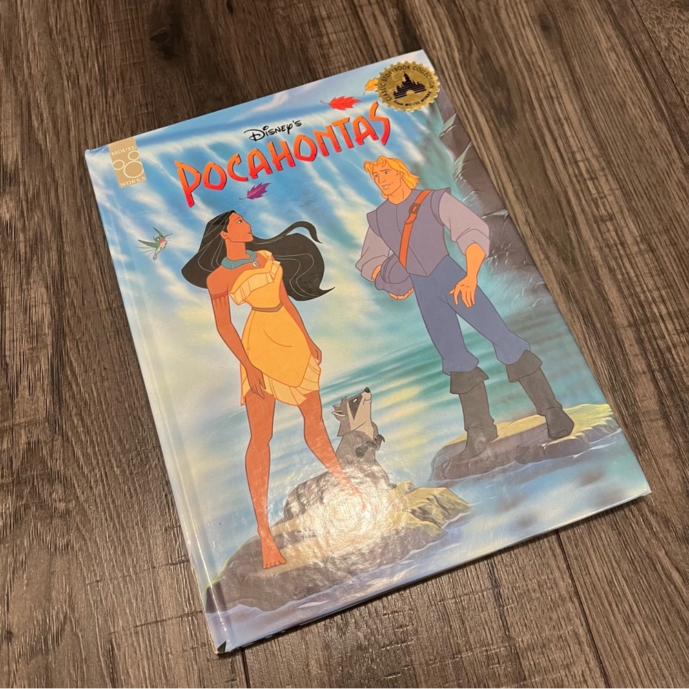 Vintage Disney’s Pocahontas Hard Cover Book